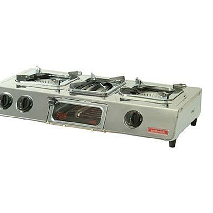 Buy Ramtons RAMTONS RG/504 2 Burner & Gas Grill Cooker Silver Best