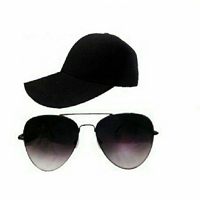  Bundle of a black cap and black sunglasses Jumia Uganda