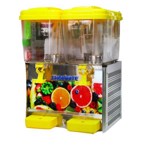 Snow White Juice Dispenser/Cooler Double - Yellow