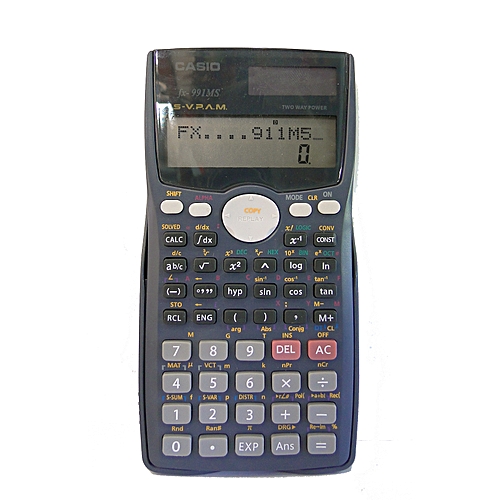 Buy Casio Casio Fx 991MS Two Way Power Scientific Calculator Grey Online Jumia Uganda