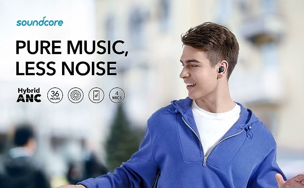 Soundcore by Anker Life Dot 3i Noise Cancelling  -C for Fast Charging, Easy-Pairing,