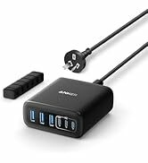 Anker Desktop Charger, Fast Charging USB C Charger, 112W Max 6-Port Charging Station, for iPhone,...
