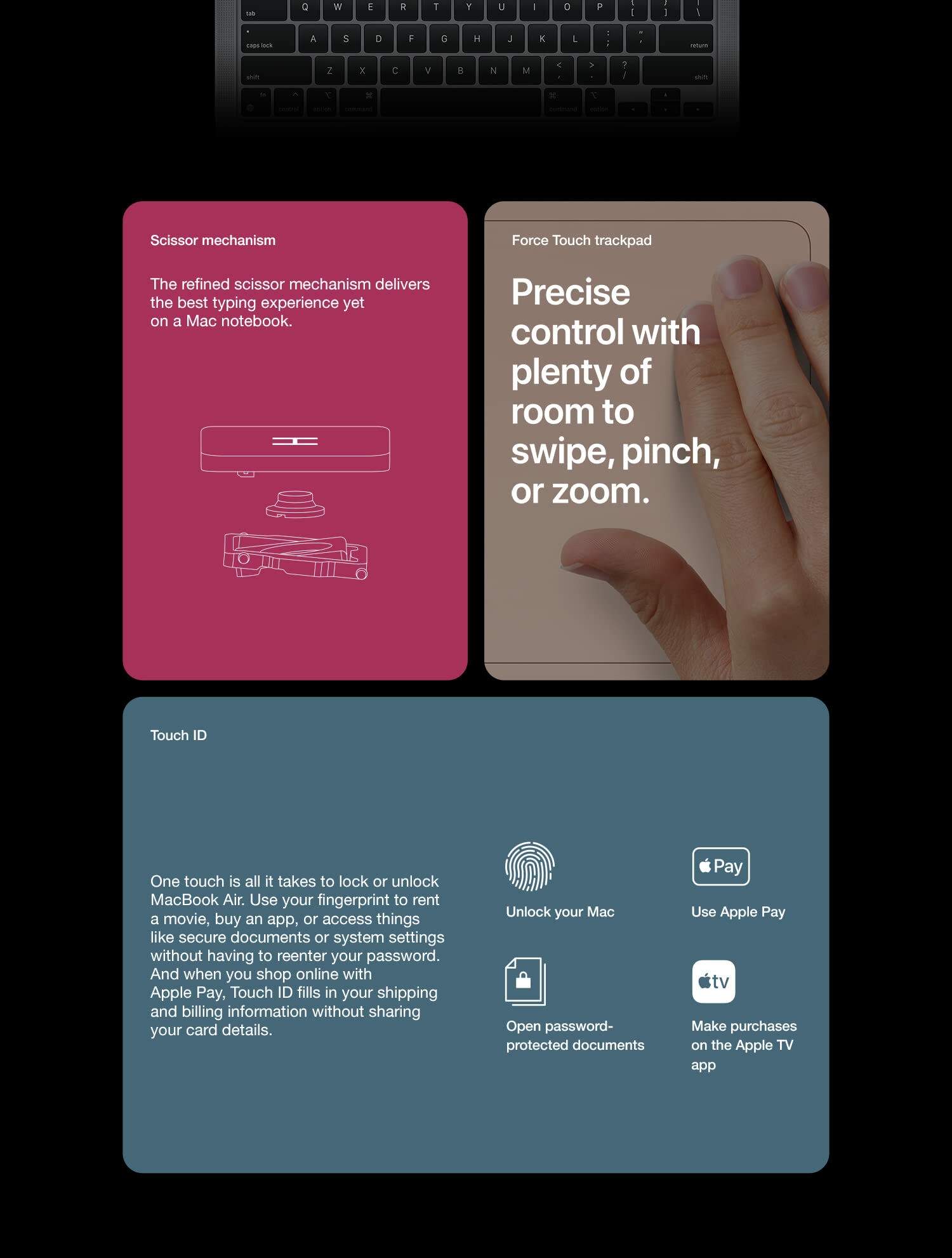 MacBook Air 13-inch with M1 chip.