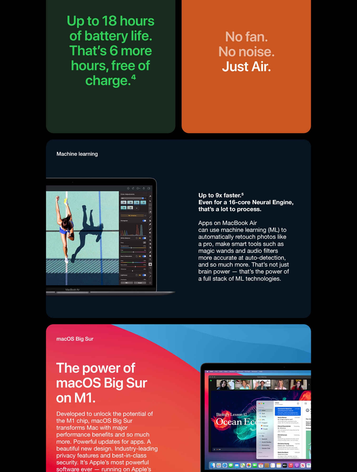 MacBook Air 13-inch with M1 chip.