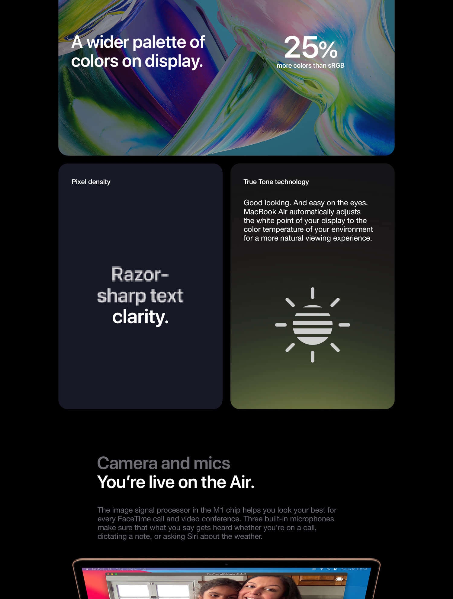 MacBook Air 13-inch with M1 chip.