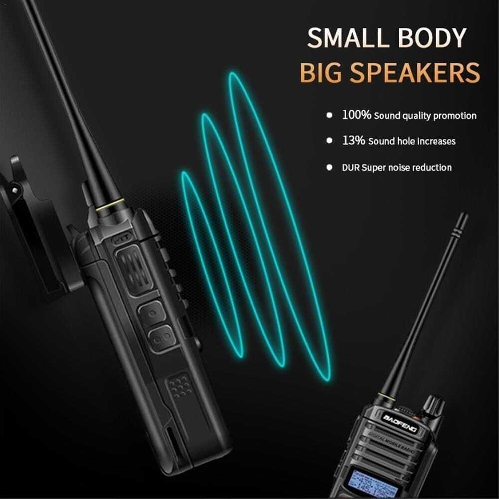 Baofeng UV-9R Plus IP67 Waterproof Walkie Talkie - UHF/VHF Dual Band, 8W, Two Way Radio with Earpiece