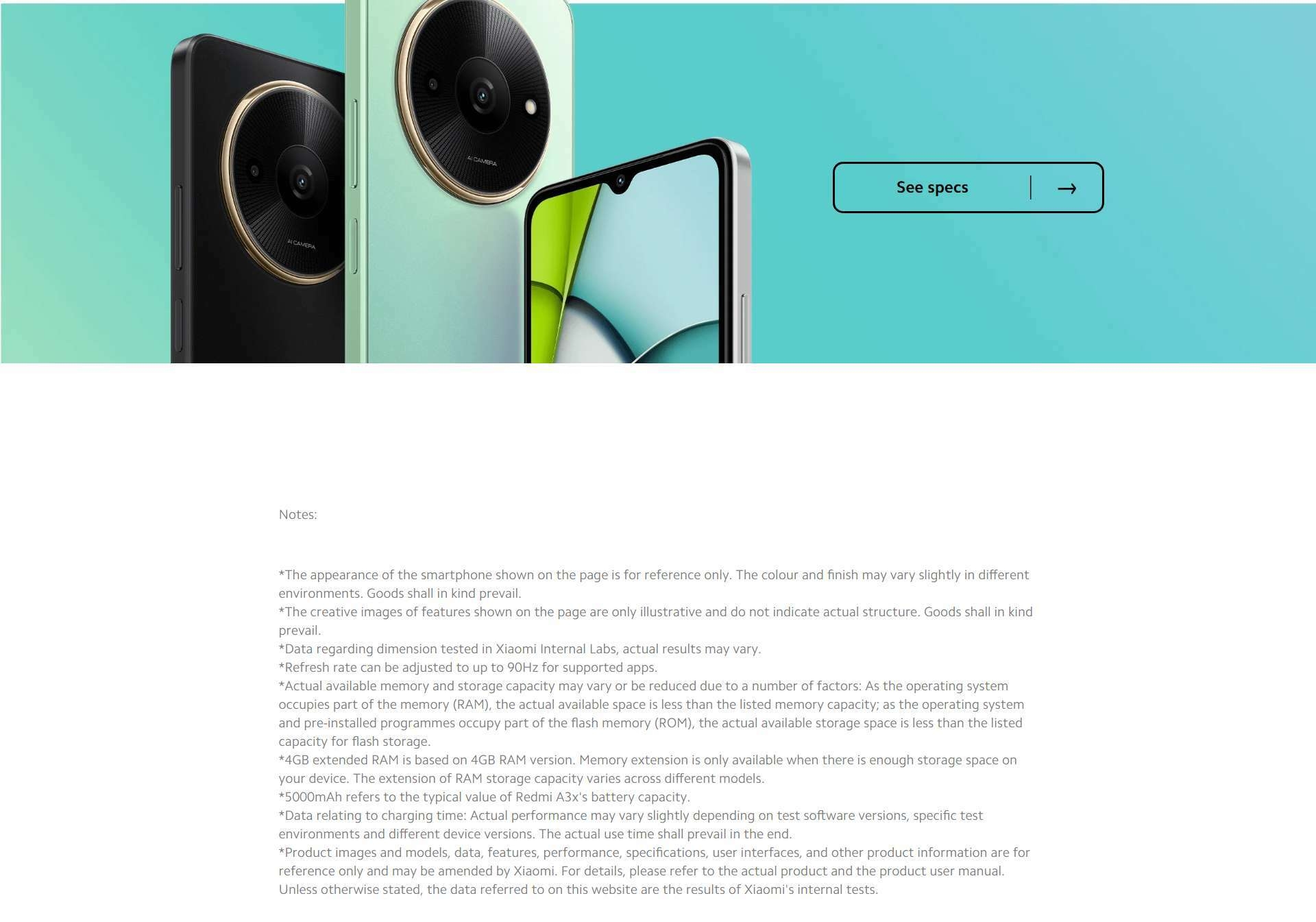 Redmi A3X (3GB-64GB)