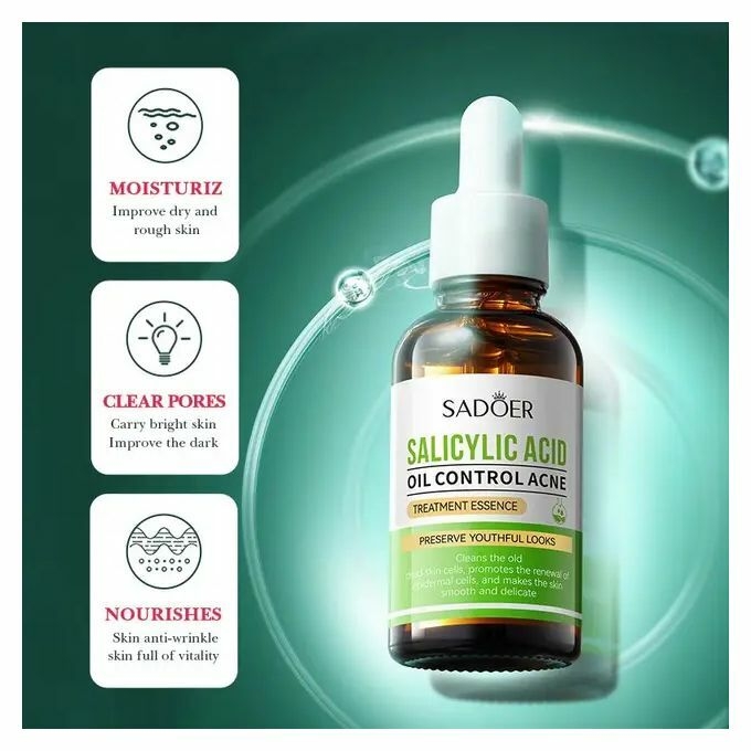 product_image_name-SADOER-Salicylic Acid Oil Control Acne Face Serum 30ml -2