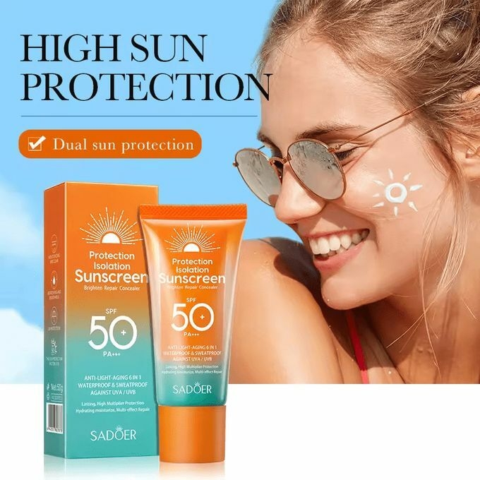 product_image_name-SADOER-Sunscreen SPF 50, Anti Light Aging, Moisturizing Multiple Protection Effect Sunscreen-1