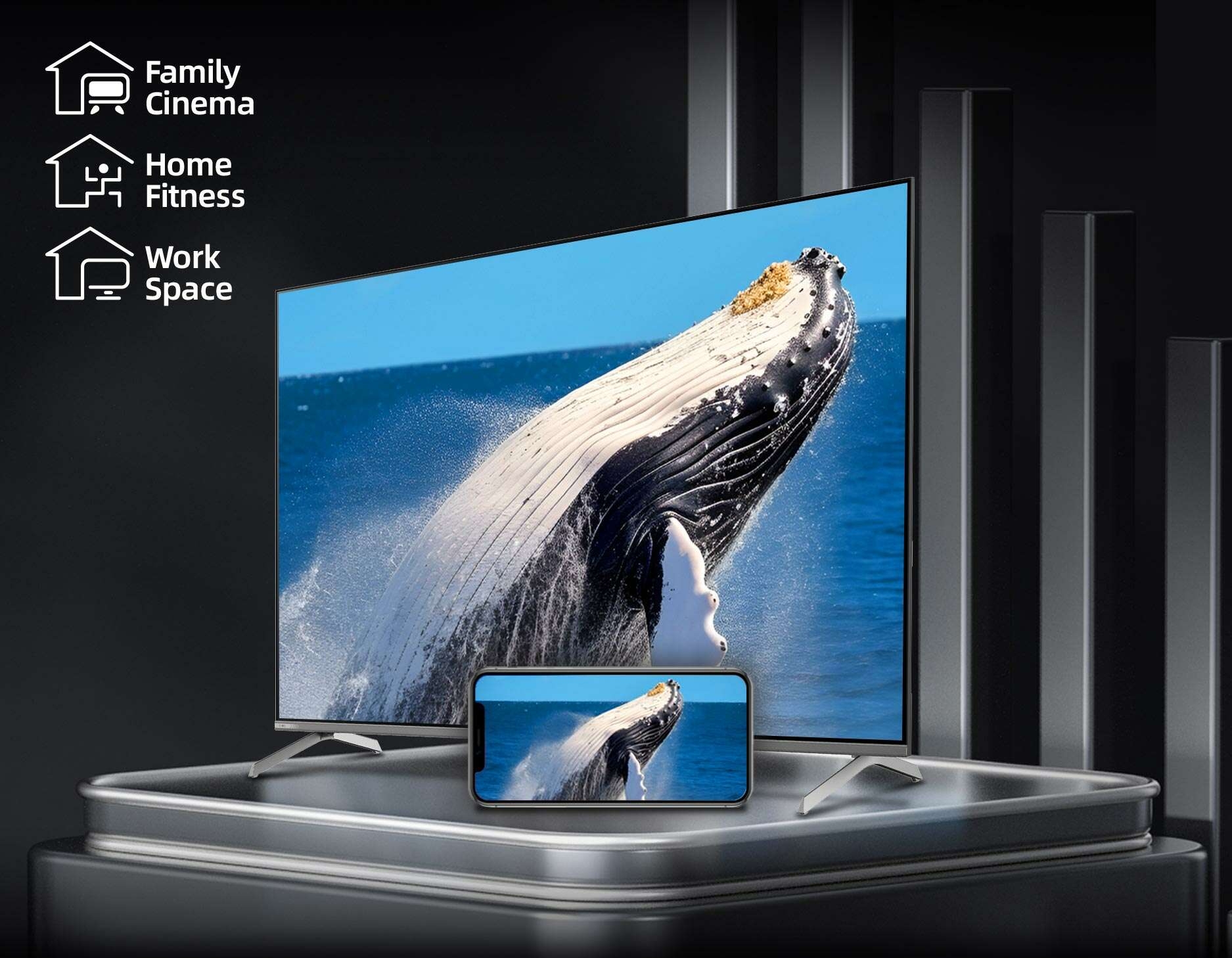 11 Enjoy More with Bigger ScreenU65QM10.jpg__PID:2b9c1c56-c33a-44d9-bd41-b21846c8c41e