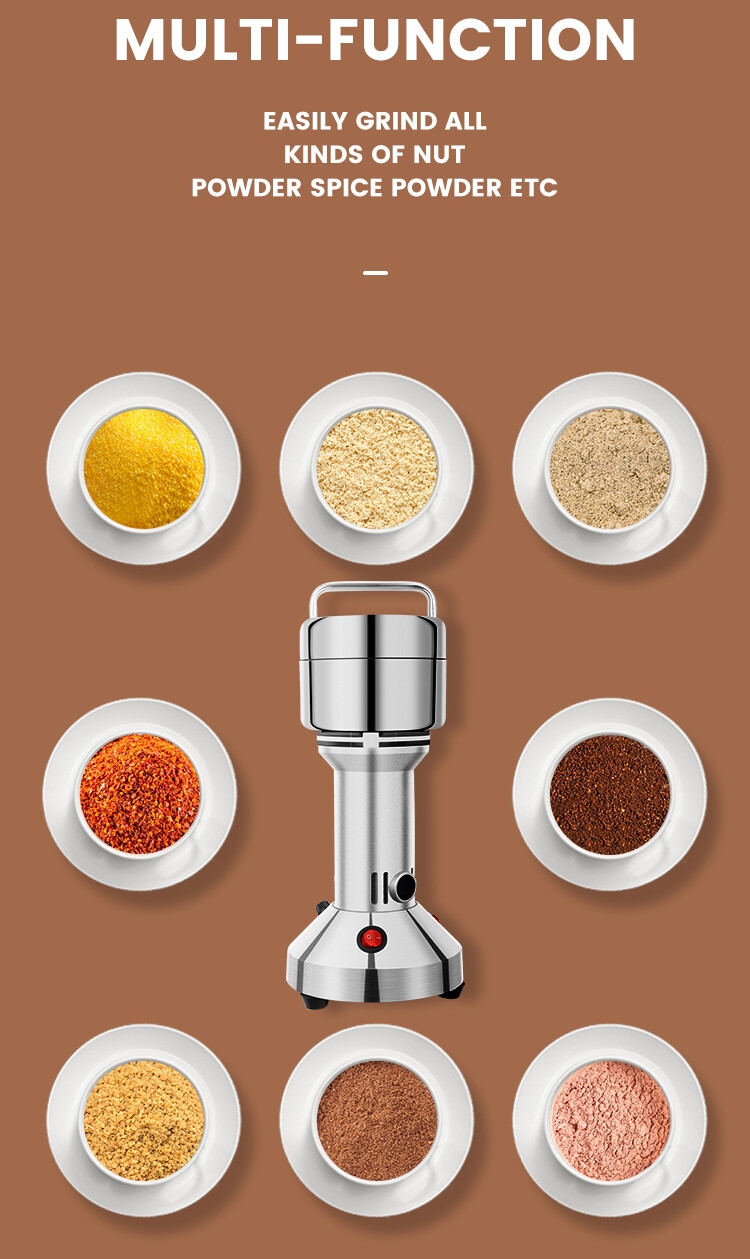 DSP 650W Mini Electric Coffee Bean Grinder Professional Mini Espresso Grinder Herb Salt Pepper Spice Nut Cereal Powder Grinder
