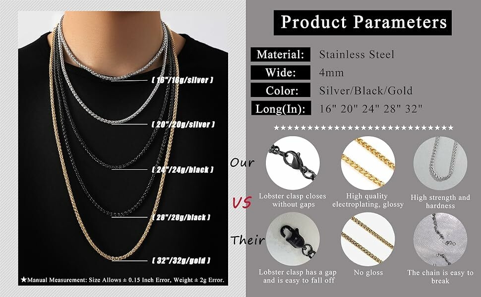 men's chain necklace