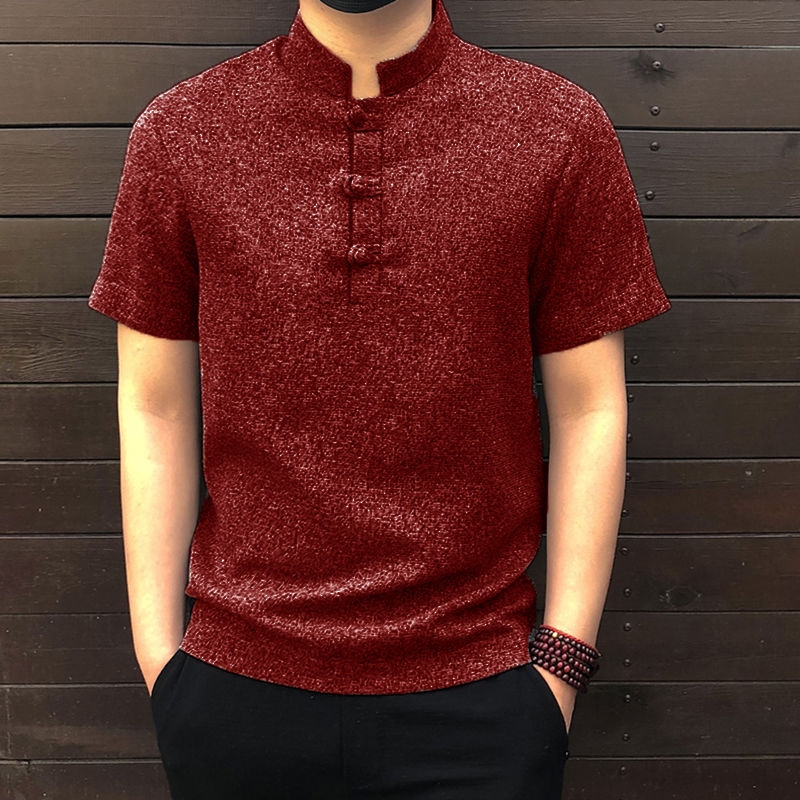 Shop Men's Short Sleeve Shirt Maroon Jumia Uganda