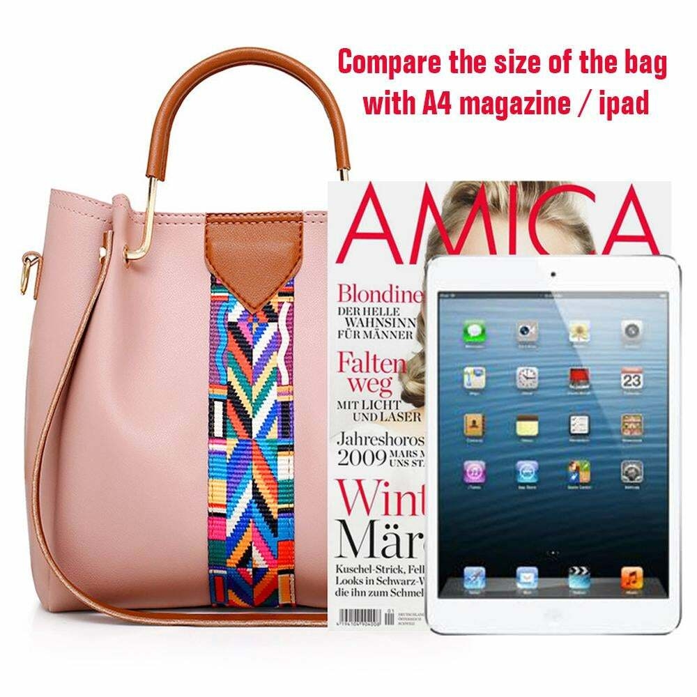 Shop 4pcs Bag Set Ladies Handbags Shoulder Bags Women Wallet PU Leather