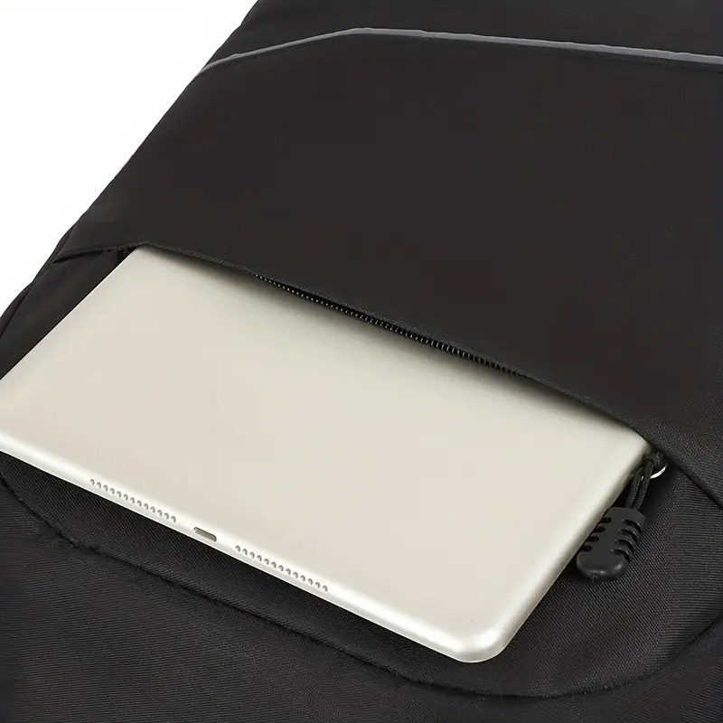 business three piece backpack male college students fashion backpack casual simple school bag computer bag details 3