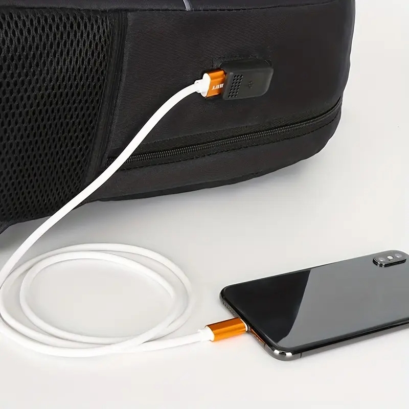 business three piece backpack male college students fashion backpack casual simple school bag computer bag details 2