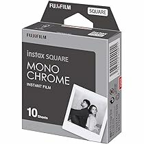 FUJIFILM Instax Square Monochrome Film - 10 Exposures