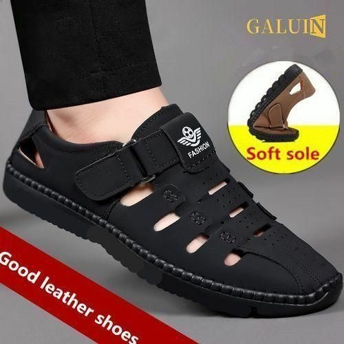 product_image_name-Fashion-Summer Slippers In Non -slip For Men - Black-1