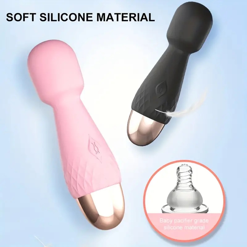powerful mini handheld av vibrator usb rechargeable 180mah battery g spot clitoral stimulation   toy for women panty vibrator 6