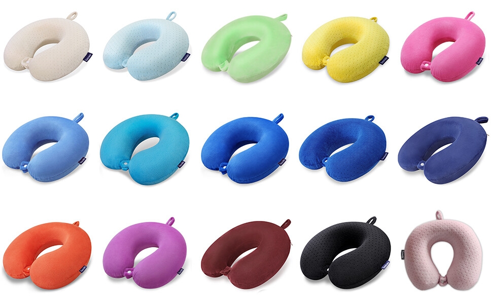 travel pillow is available in 15 colors