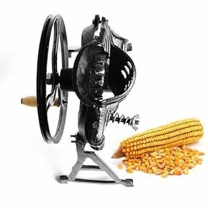 Corn Sheller Machine Hand Crank, Corn Thresher & Peeling Peeler Corn Cob Stripper Tool