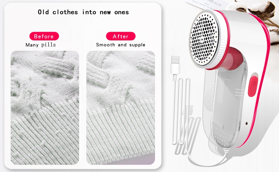 Pictures before and after use