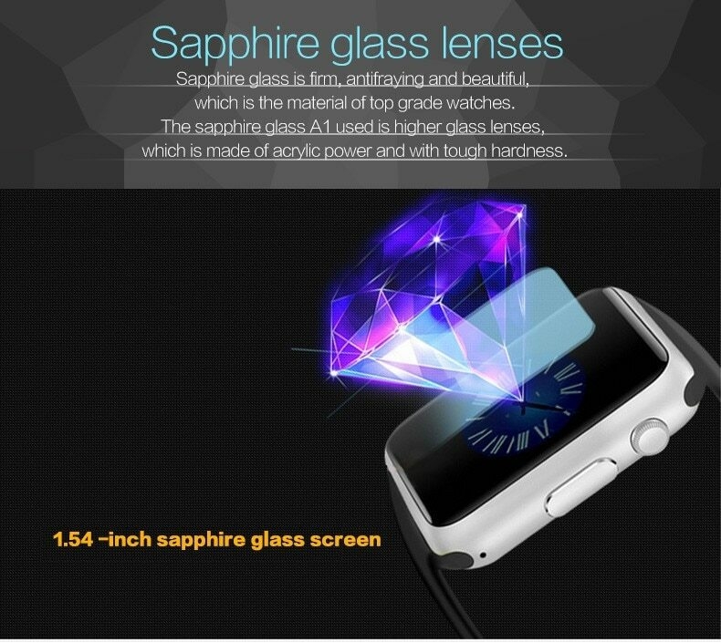 A1 smart watch glass hot sale