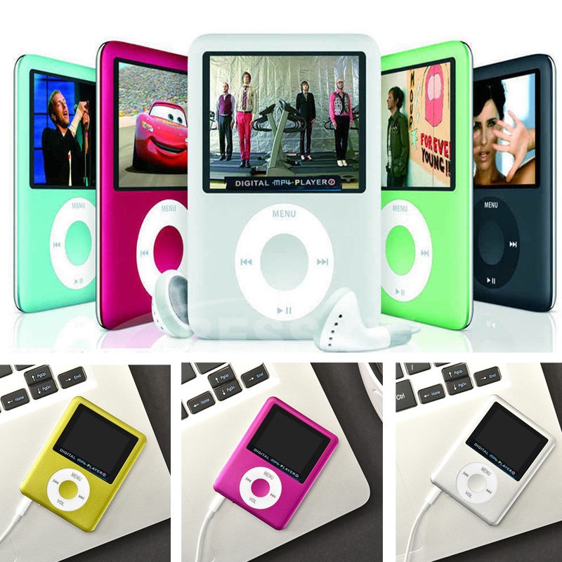 Shop Hot MP4 Player MP3 Digital 8GB Led Video SD LCD iPod Music Home ...