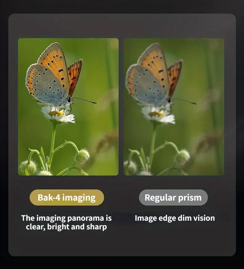 60x60 high power binoculars with coordinates bak4 portable telescope low light night vision hunting sports tourism sightseeing objective 36mm eyepiece 16mm magnification 10x details 12