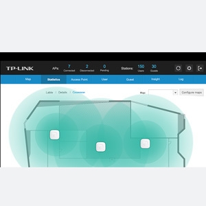 TP-link Omada EAP110 300Mbps Wireless Ceiling Mount Access Point PoE Injector Coverage Guest Network