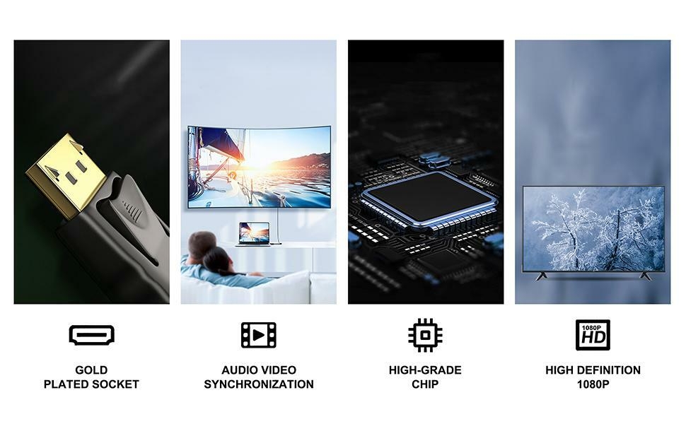 DisplayPort to HDMI Adapter