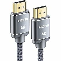 HDMI Cable 6.6feet(2meter), 4K HDMI Lead-Snowkids HDMI Cable 4K@60Hz, 3D Support, Ethernet Function, Video 4K UHD 2160p, HD 1