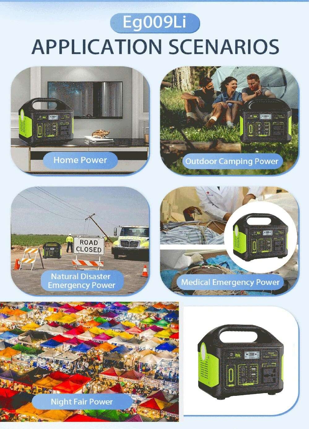 Eg009Li Portable Power Station — Lightweight, Affordable, Reliable