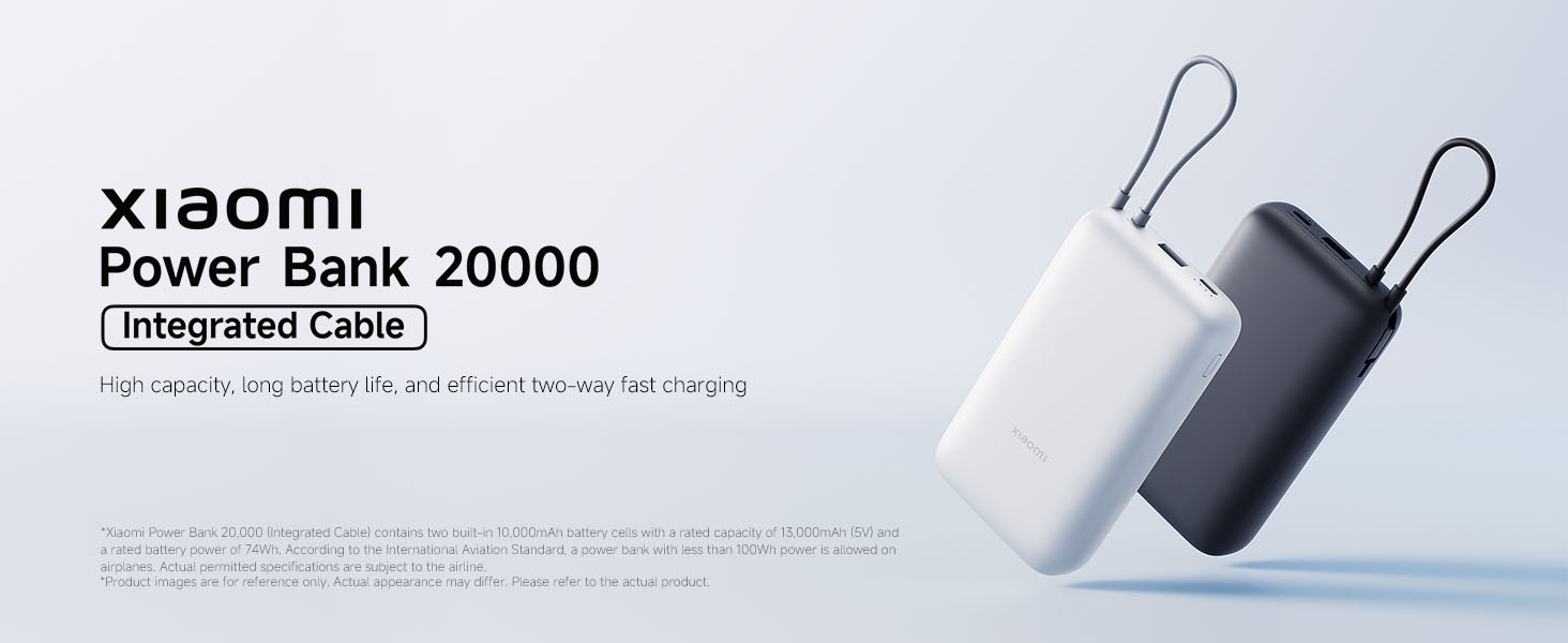 Xiaomi Power Band 20000（Integrated Cable）