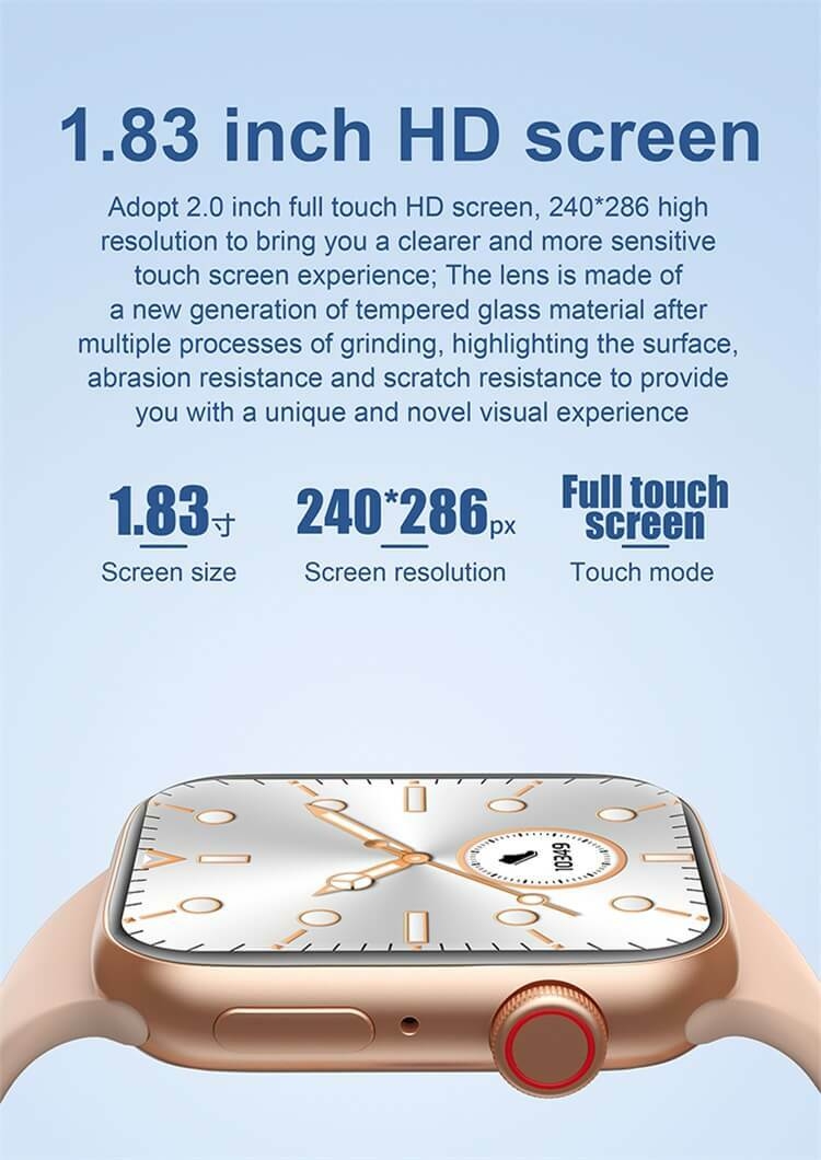 i530 Mini Smartwatch 1.83 Inch HD Large Screen Thin And Small Design Multi-color Strap Selection-Shenzhen Shengye Technology Co.,Ltd