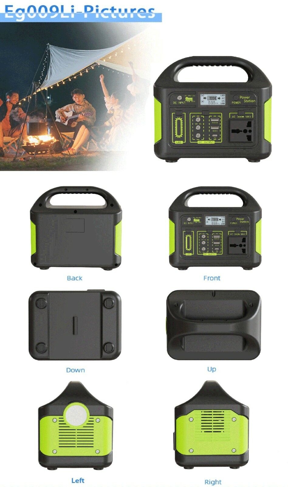 Eg009Li Portable Power Station — Lightweight, Affordable, Reliable