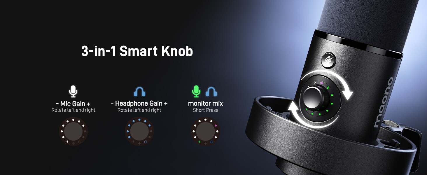 MAONO Dynamic Microphone PD300X