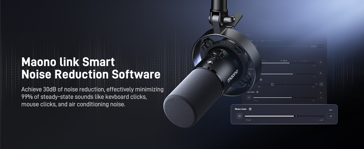 MAONO Dynamic Microphone PD300X