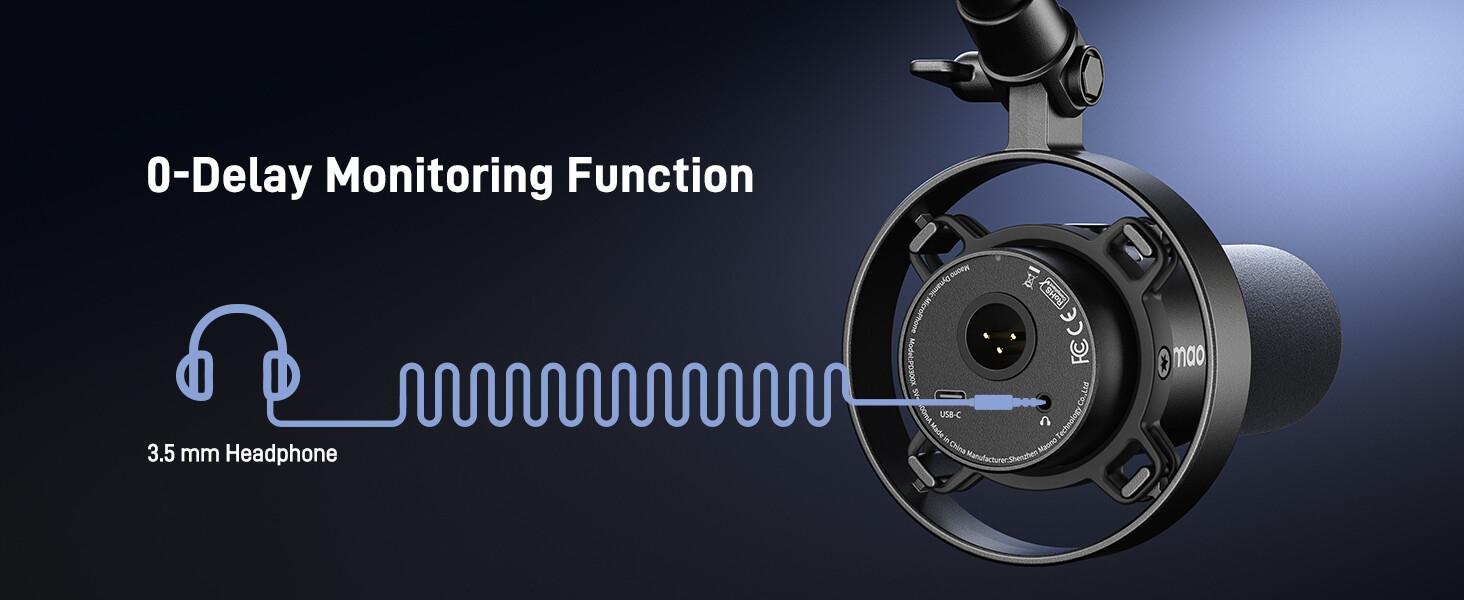 MAONO Dynamic Microphone PD300X