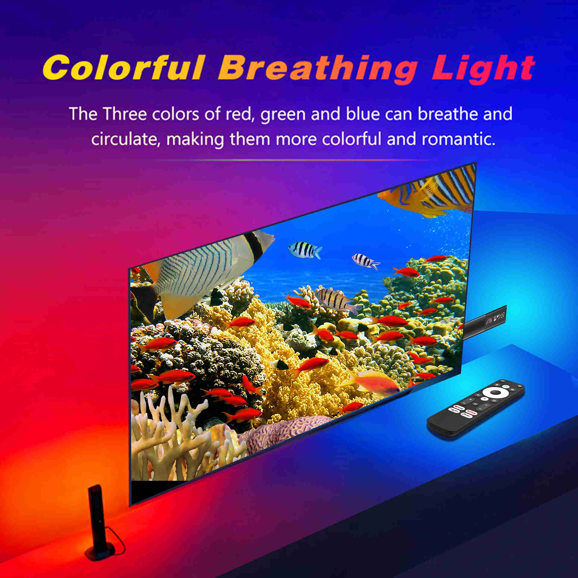 ZOKU HCS97 Awllinner H313 Android 13.0 8K TV Stick Remote Control 16GB Flash 1080p UK/EU/US Factory Price Cheap Android TV Stick