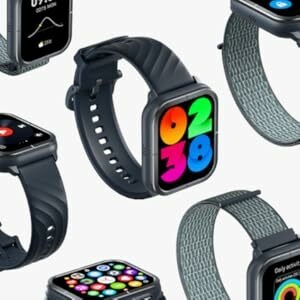 Mibro Smart Watch C3 (Black) - 1.85" HD Display, Bluetooth Calling, 10 Day Battery Life, 2ATM