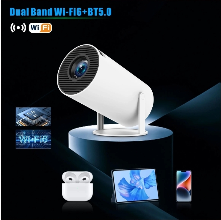 HY300 PRO Smart Projector Android 11.0 System 160 Lumen Portable Projector(AU Plug) - B2