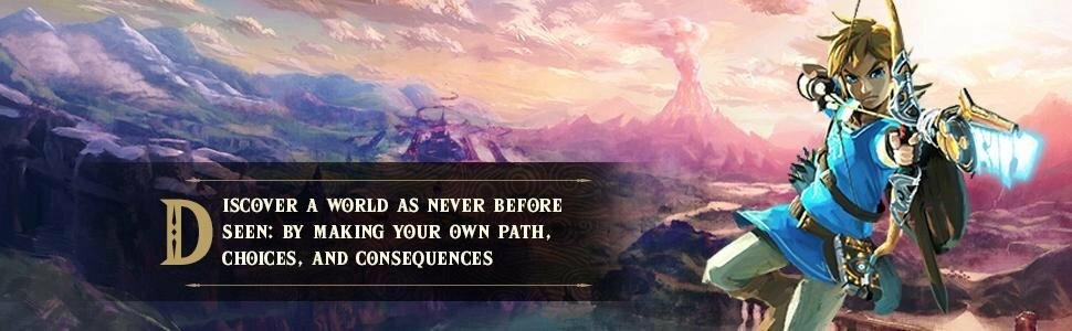 The Legend of Zelda Breath of the Wild Nintendo Switch Video Game (Nintendo Switch)