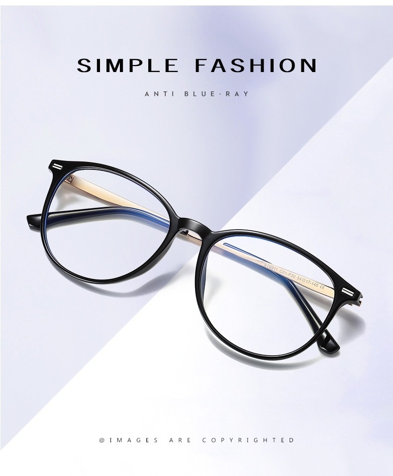 Shop Womens Computer Glasses Anti Blue Light Oval Frame Eyewear Jumia Uganda