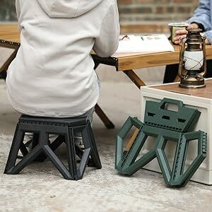 Geometric Design Foldable Stool