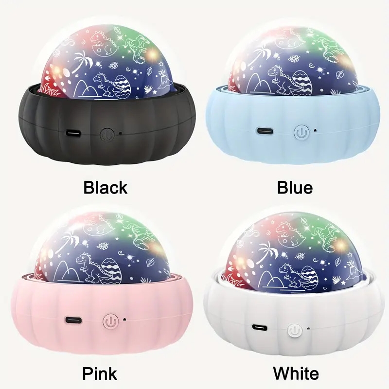 2 in 1 star dinosaur for   projector night   rotating color changing led lamp for bedroom decor usb powered perfect christmas gift details 5