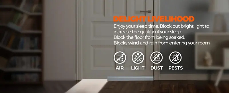 1pc silicone door draft stopper under door draft blocker insulator door sweep weather stripping noise stopper strong adhesive 39 length details 1