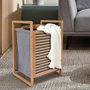 Household Hamper Removable Basket Simple Organizer Space Saving Bathroom Kitchen Living Room Bedroom