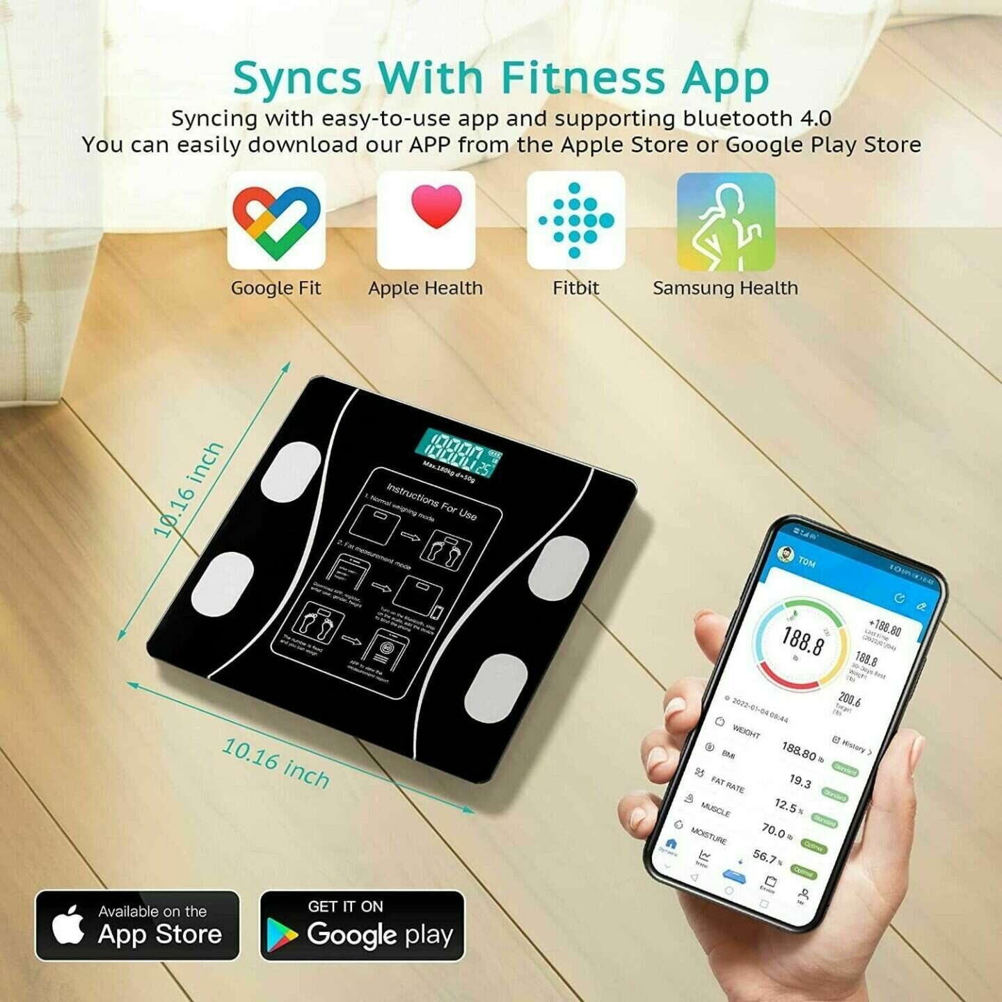 Smart Digital Personal Weight Scale: Buy Smart Digital Personal Weight Scale in Sri Lanka - ido.lk