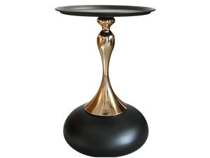 black side table
